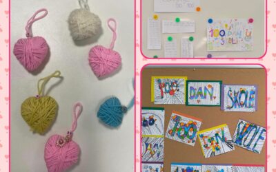100. dan škole u 2. a: Sunce, matematika i vunena srca